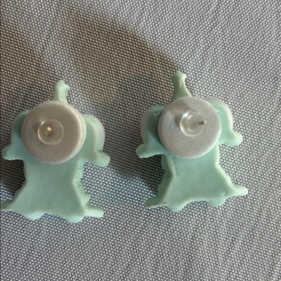 NEW Cute little clown jester lightweight novelty earrings pastel colors unique - Picture 2 of 6